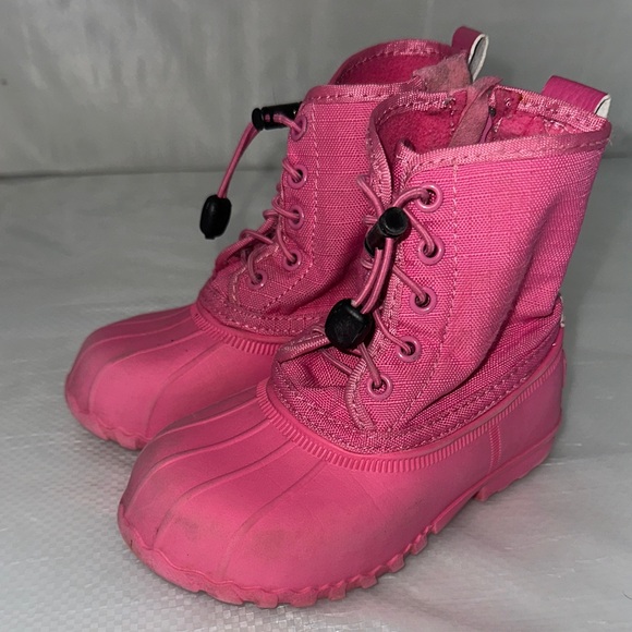 Native Jimmy Duck Rainboots Pink 9 - Picture 1 of 6